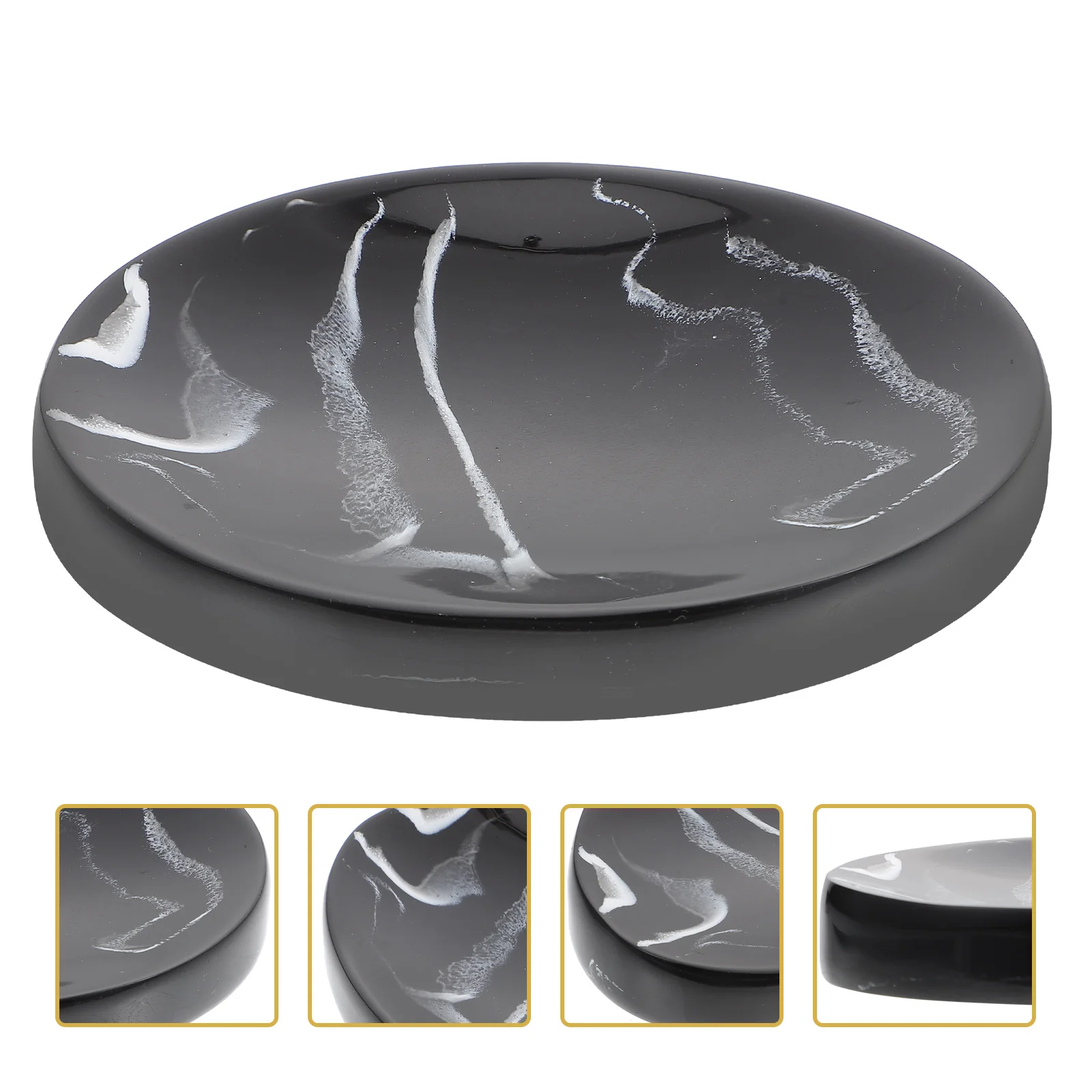 

Marble Dish Jewelry Tray: Bar Holder Nordic Style Sponge Scrubber Holder Saver Container Box Case for Bathroom Kitchen Shower