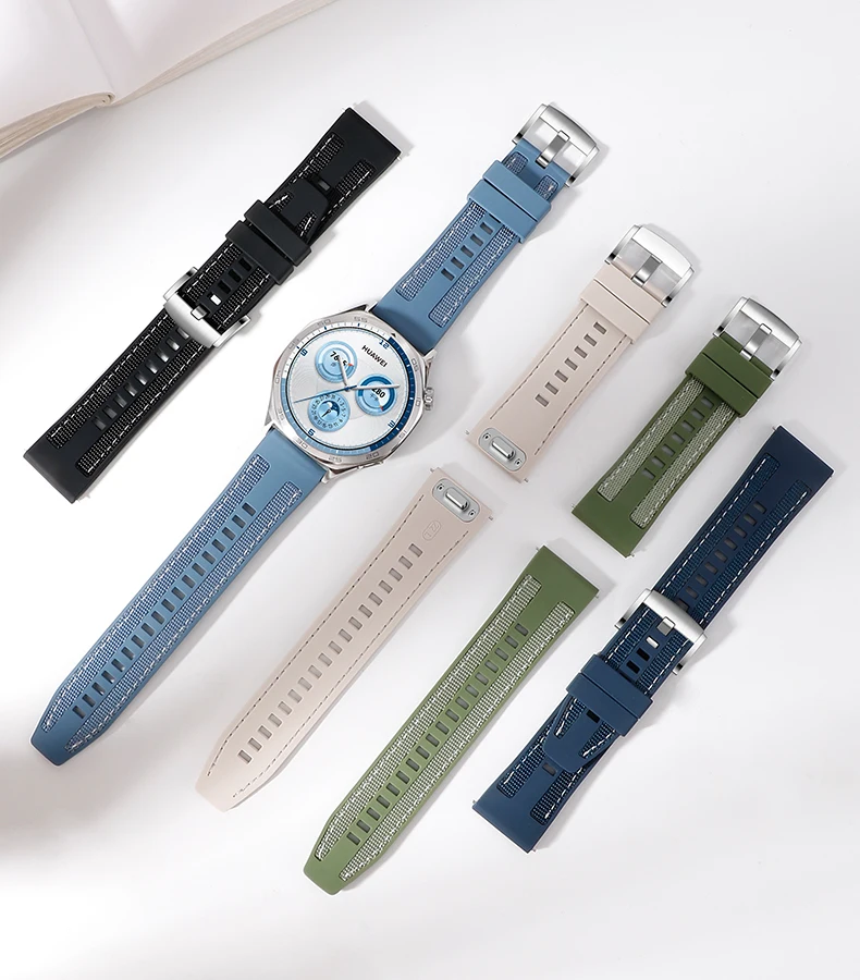 Versatile 22mm Silicone Smartwatch Strap - Premium Accessory
