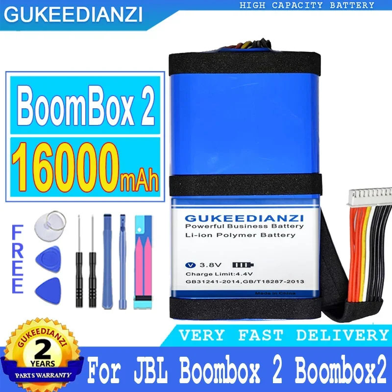 

BoomBox 2 Spare Replacement Mobile Phone Battery High Capacity Smartphon Batteries 16000mAh For JBL Boombox2