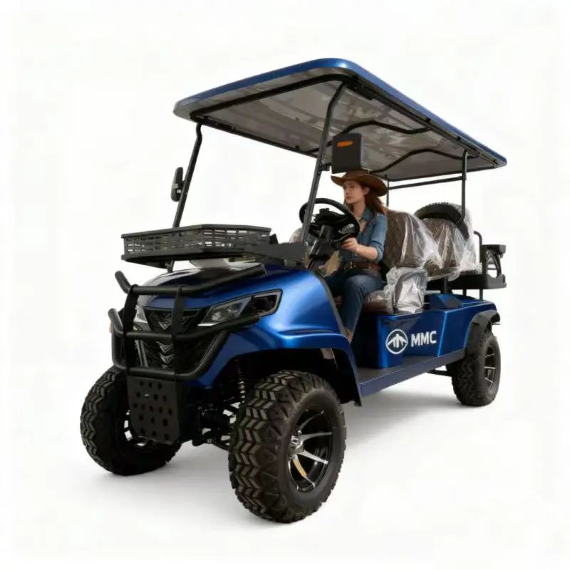 New low price 4 seater electric golf cart 48V lithium battery golf cart fast delivery - Image 5