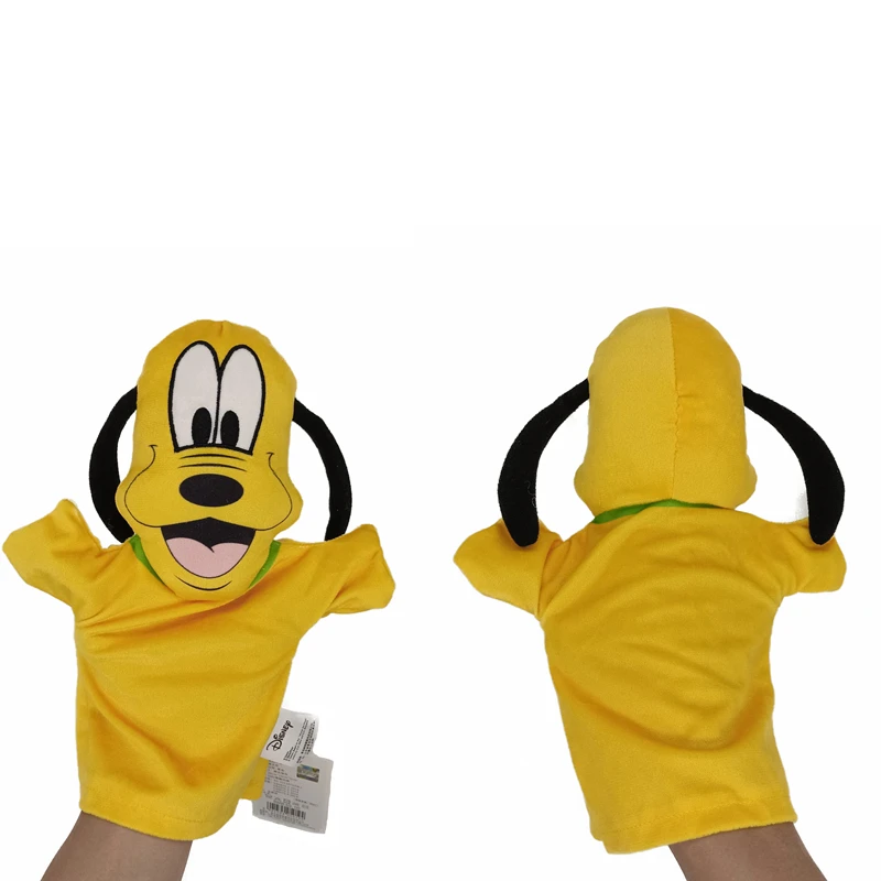thumbnail image 1 of Marionetas de mano de Disney, Mickey, Minnie, Donald, Daisy, pato de peluche, lindas marionetas de Anime Pluto, juguetes educativos para bebés, regalos para niños, 1 of 5