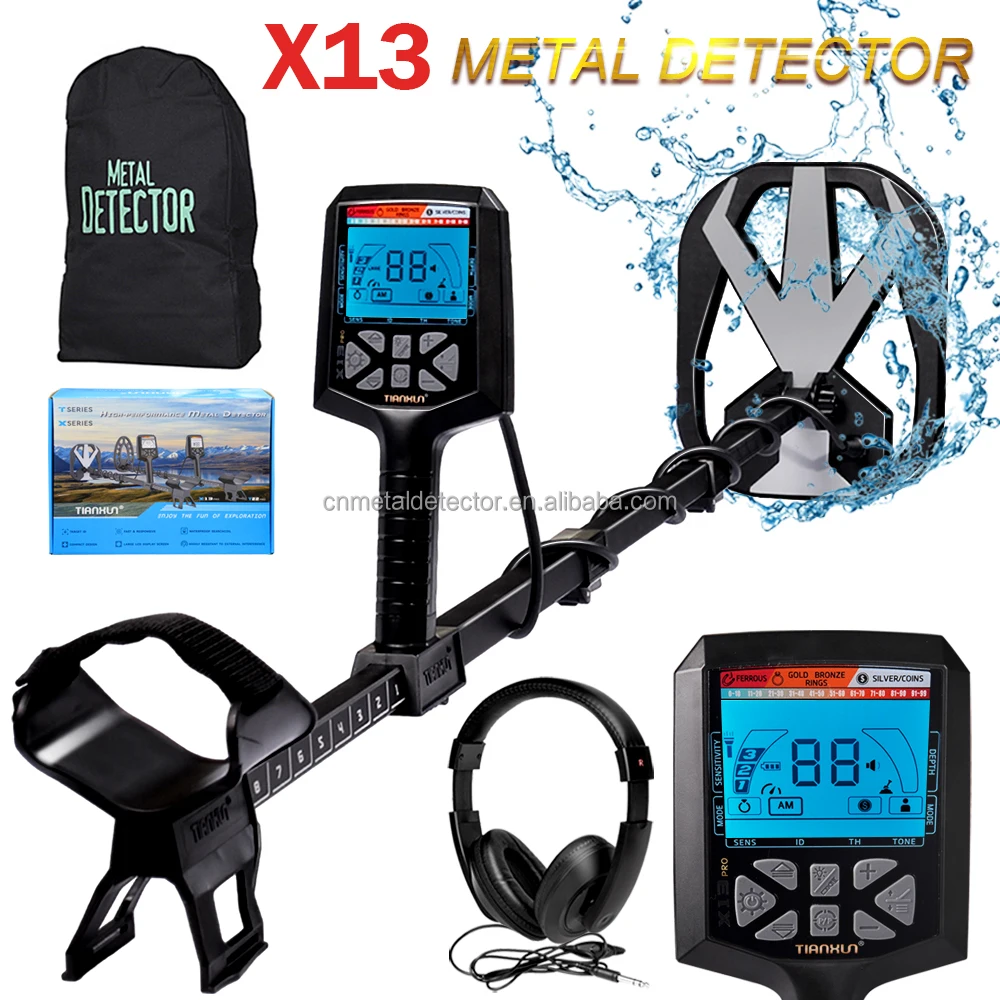 NEW Treasure Hunting Professional Industrial Metal Detector Gold Detector X13 Go