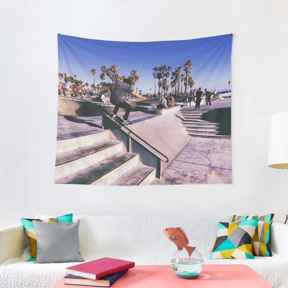 

Venice Beach Skate Park Tapestry Home Decorations Wall Decor Hanging Christmas Decoration Tapestry