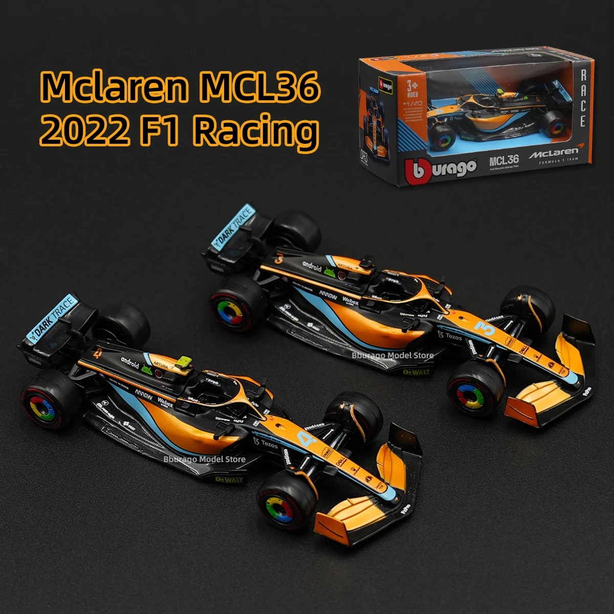 Bburago 1:43 2022 Ferrari F1-75 F1 Formula Racing Car Static Simulation Diecast Alloy Model Car 5