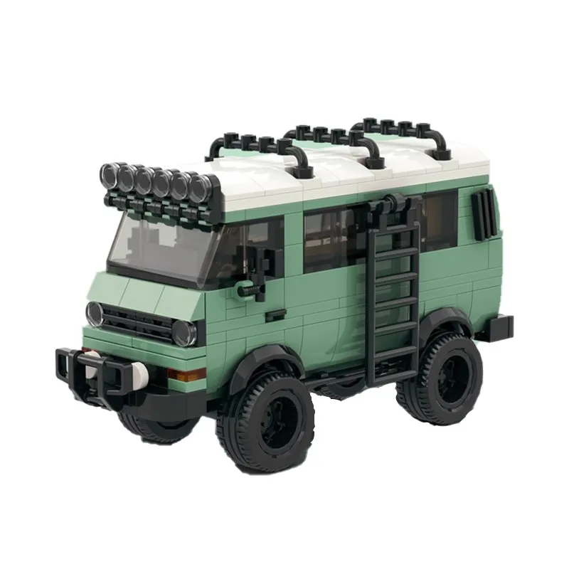 MOC Technical Truck VW T3 Syncro Camper Van Speed Vehicles Car