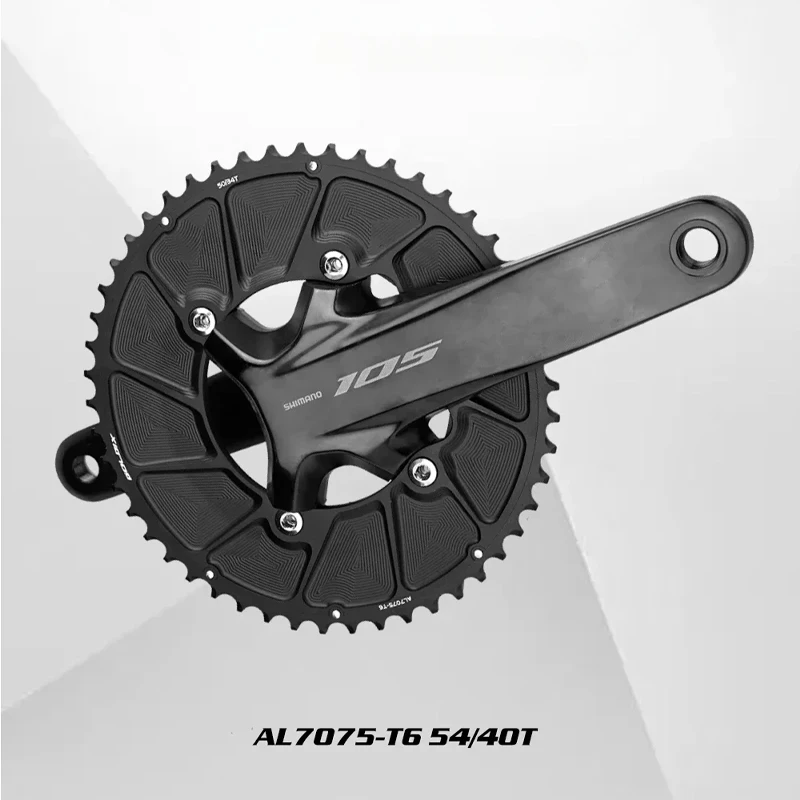 RIRO Bike Chainring for R7100 R8100 R9200 110 BCD Chainring 50-34T 52-36T 53-39T 54-40T Road Bicycle Chainwheel for SHIMANO 105 2