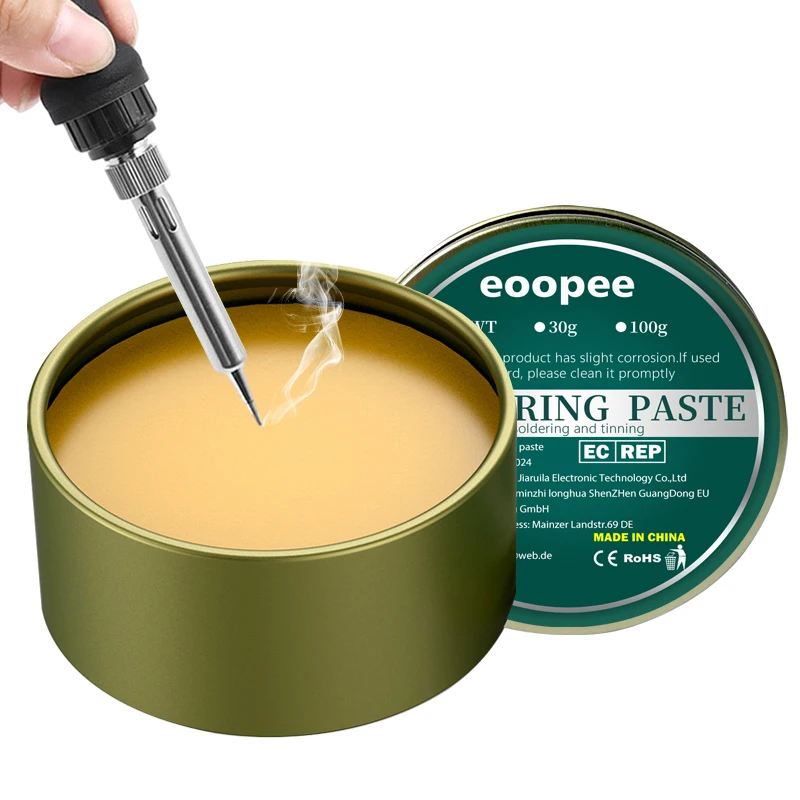Pâte à modeler outil modelisme 100g boîte fer - Lot 2 pièces