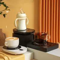 200W Cup Heater Coffee Mug Warmer 100°C Hot Tea Maker Warmer Coaster Electric Hot Plate 5 Gear Heating Pad with Timer 220V 1