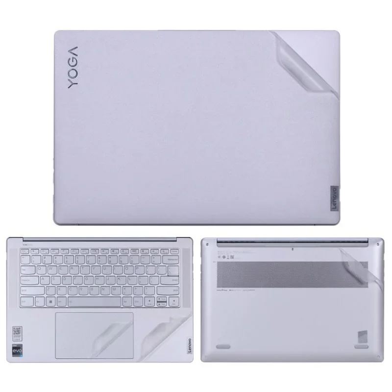 Anti Fingerprint Laptop Vinil Adesivo Película de Capa da Pele Acessórios para Lenovo Yoga Slim 7i Pro x 14 14iah7 14arh7 Pré-cut - Imagem 6
