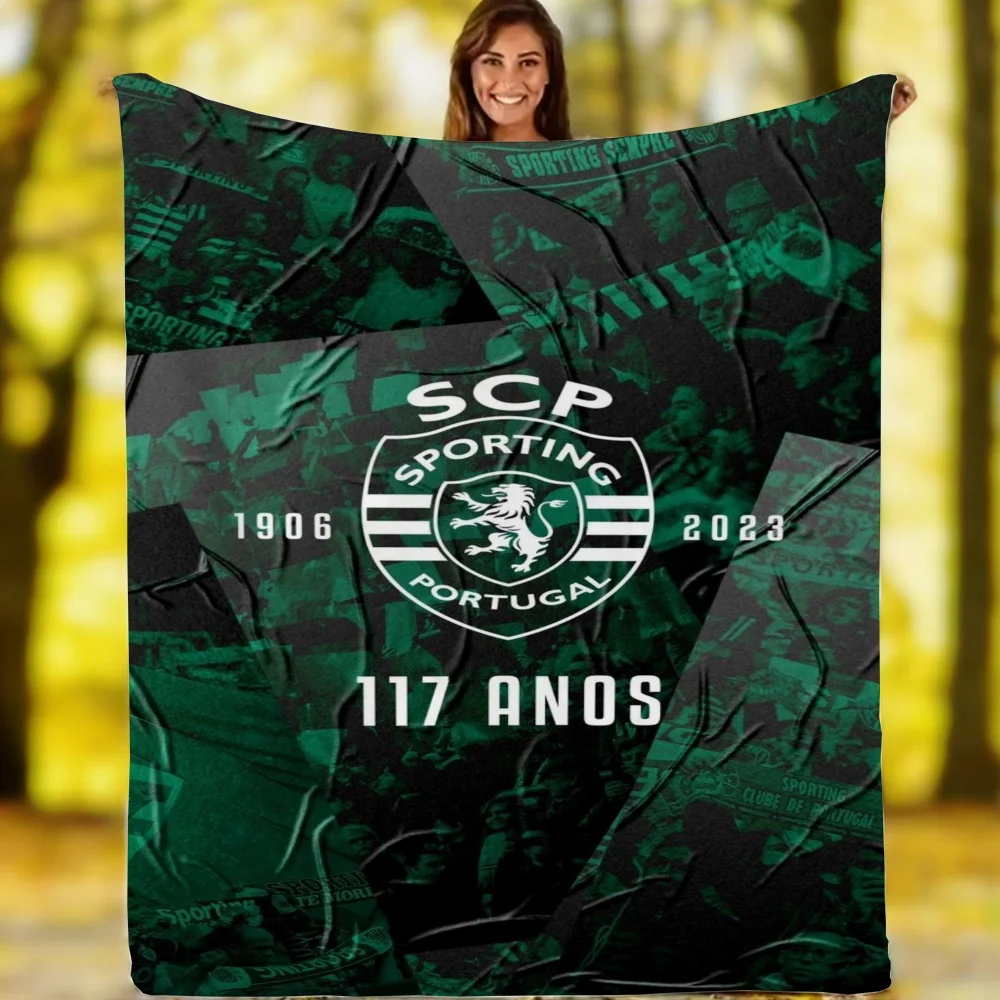 Portuguese Sporting Football Clubs Logo Children's Blanket for Winter Plaid Blankets Sofa Decoration Bed Throw Blankets & Throws 3