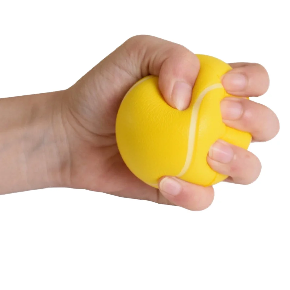 7cm Soft PU Foam Anti-Stress Tennis Ball for Kids Promotional Sports Ball for Education and Automotive Industries