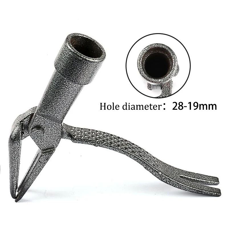 Iron Weed Puller Tool Claw Weeder Root Remover Outdoor Killer Tool Portable Garden Weed Puller Removable With Foot Pedal 3