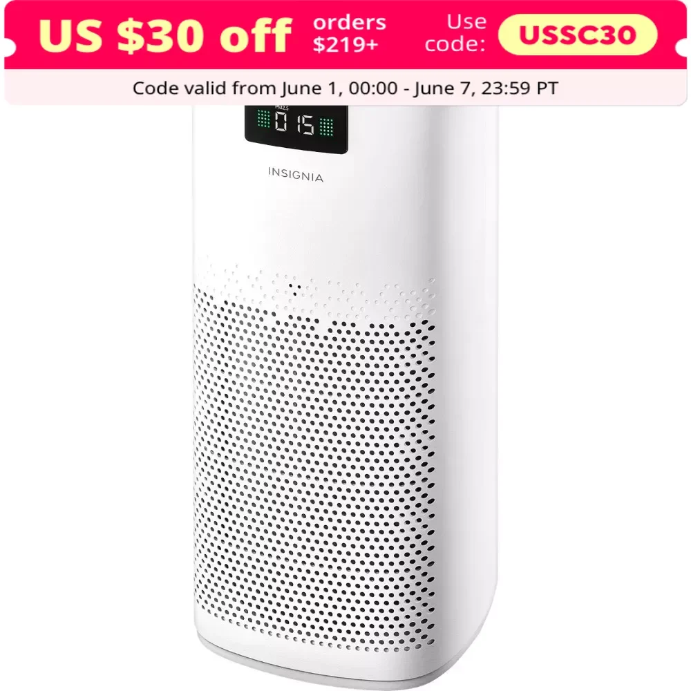 

375 Sq. Ft. HEPA Air Purifier with ENERGY STAR Certification - White
