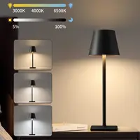 LED Desk Lamp Bar Restaurant Ambiance Wireless Table Lamps Study Office Light Waterproof Touch Lamp with USB Charging 1