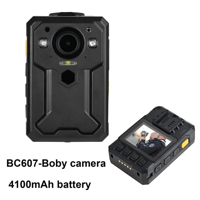 BC607 Body Worn Camera HD 1440P 4G WIFI GPS Live broadcast in real time, Intercom function,IP67 waterproof 1