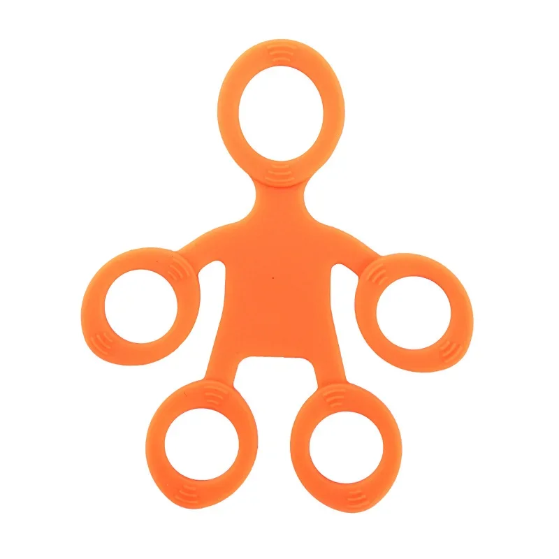 Finger Sensory Toy Finger Grip Silicone Ring Exerciser Antistress