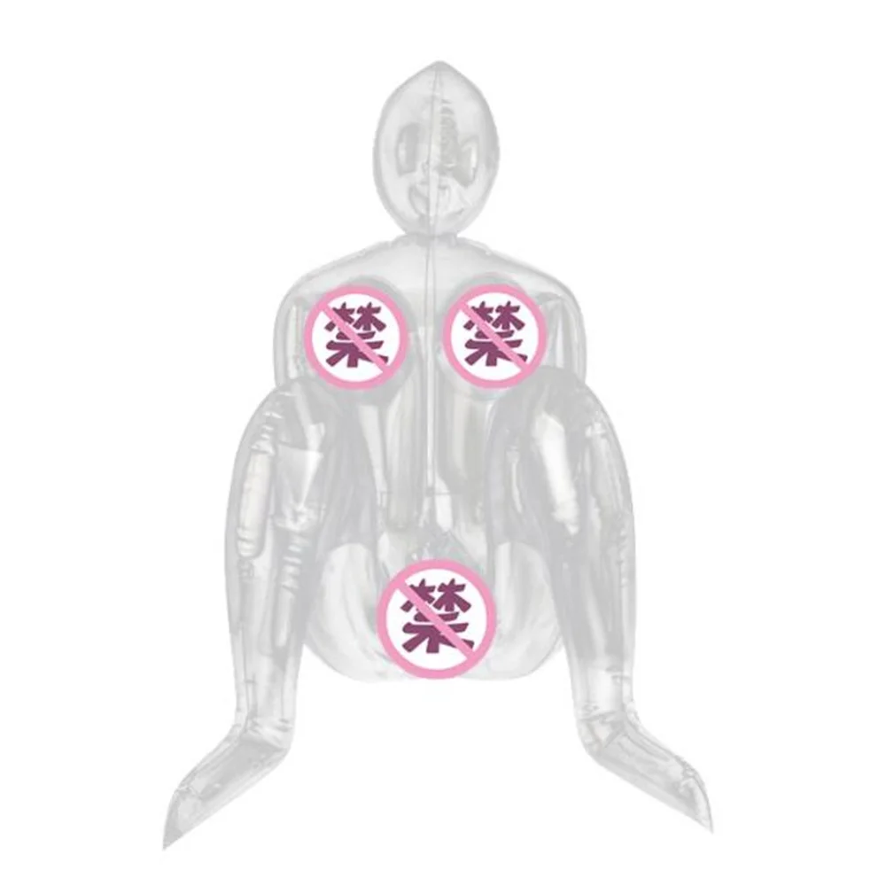 

77cm Transparent Whole Body Inflatable Female Mannequin Toroso Inflation Shooting Mode Maniqui For Cloth Headless Doll E013