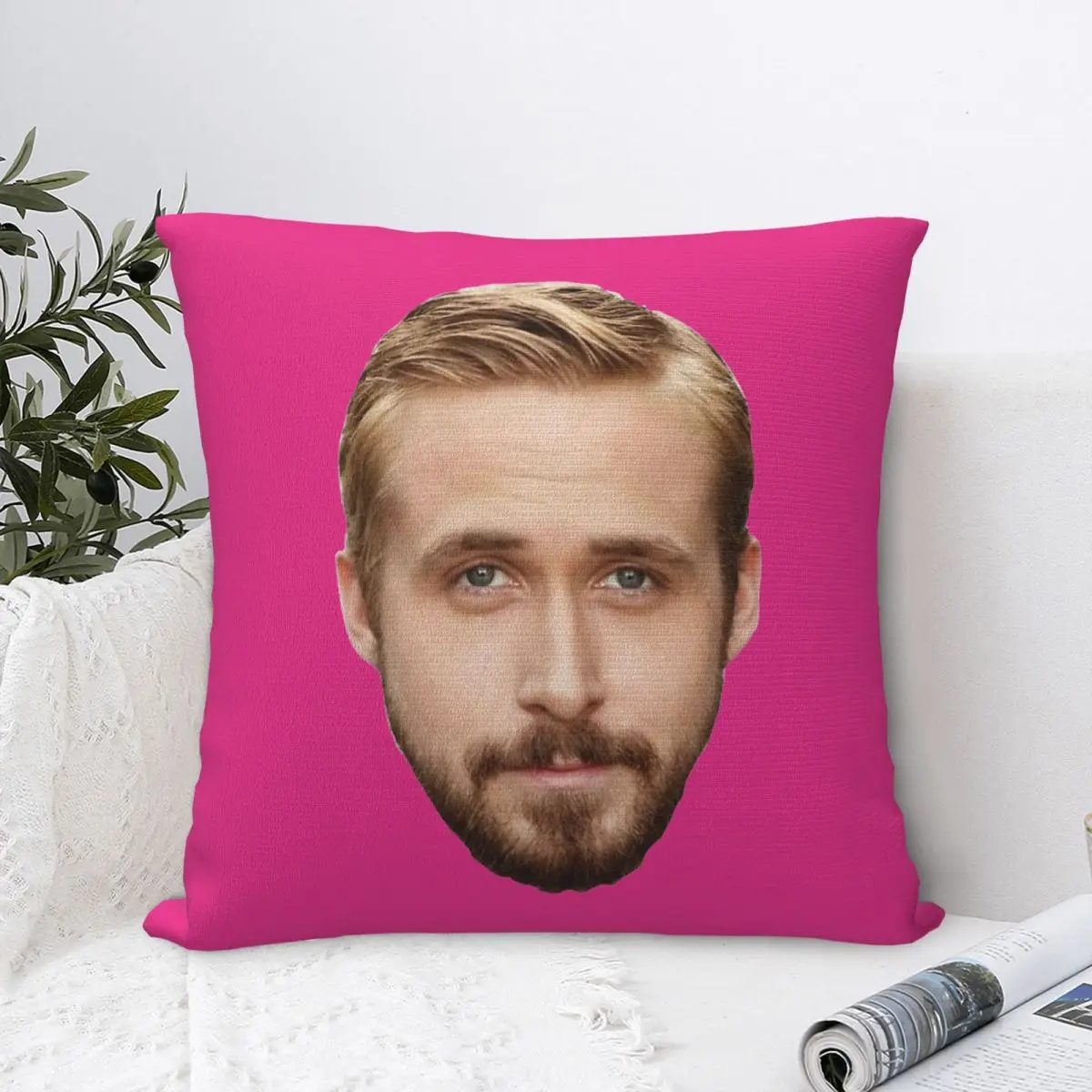 Funny-Ryan-Gosling-Face-Square-Pillow-Case-Polyester-Throw-Pillow ...