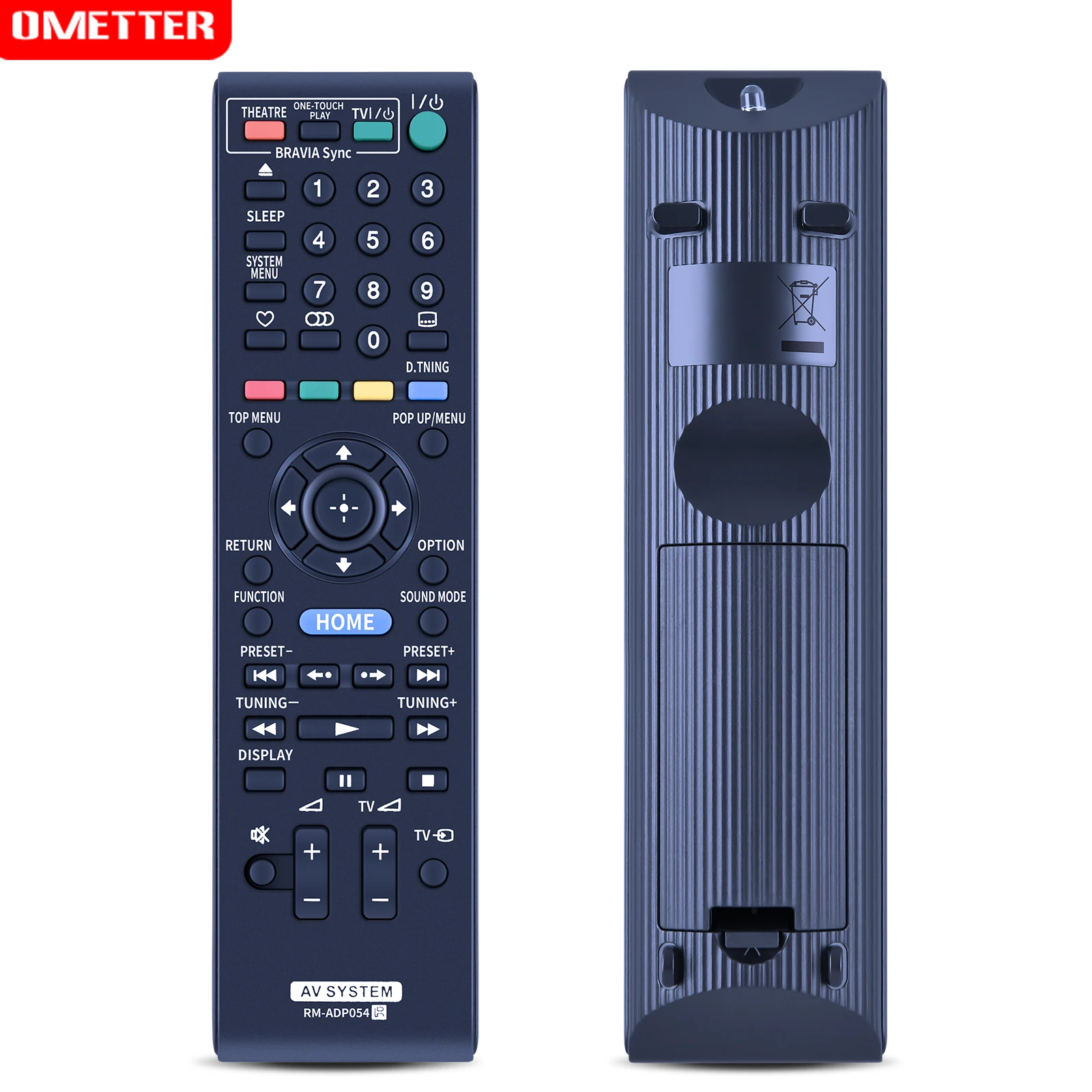 Rm-Adp054 Remote Fit For Sony Blu-Ray Disc Dvd Home Theater Bdv-E370 Bdv-E570 Bdv-T57 Bdv-E470 Bdv-E870 Bdv-T37 Bdv-E970W E670W