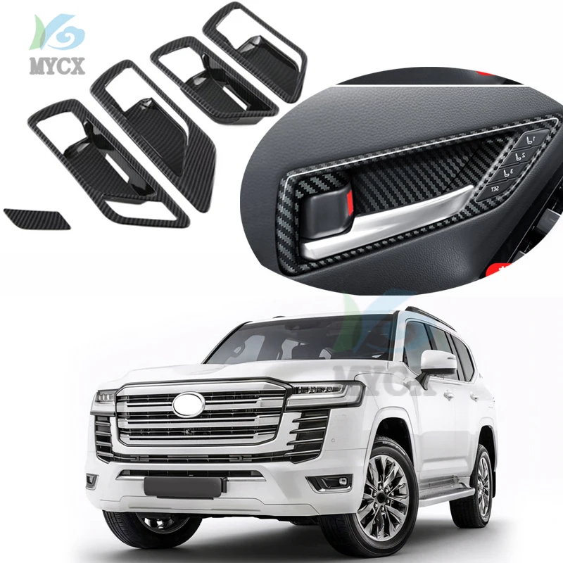 

Защитная Наклейка на дверную ручку автомобиля, для Toyota Land Cruiser 300, 2022, 2023, Lc300, обновленные аксессуары для тюнинга интерьера