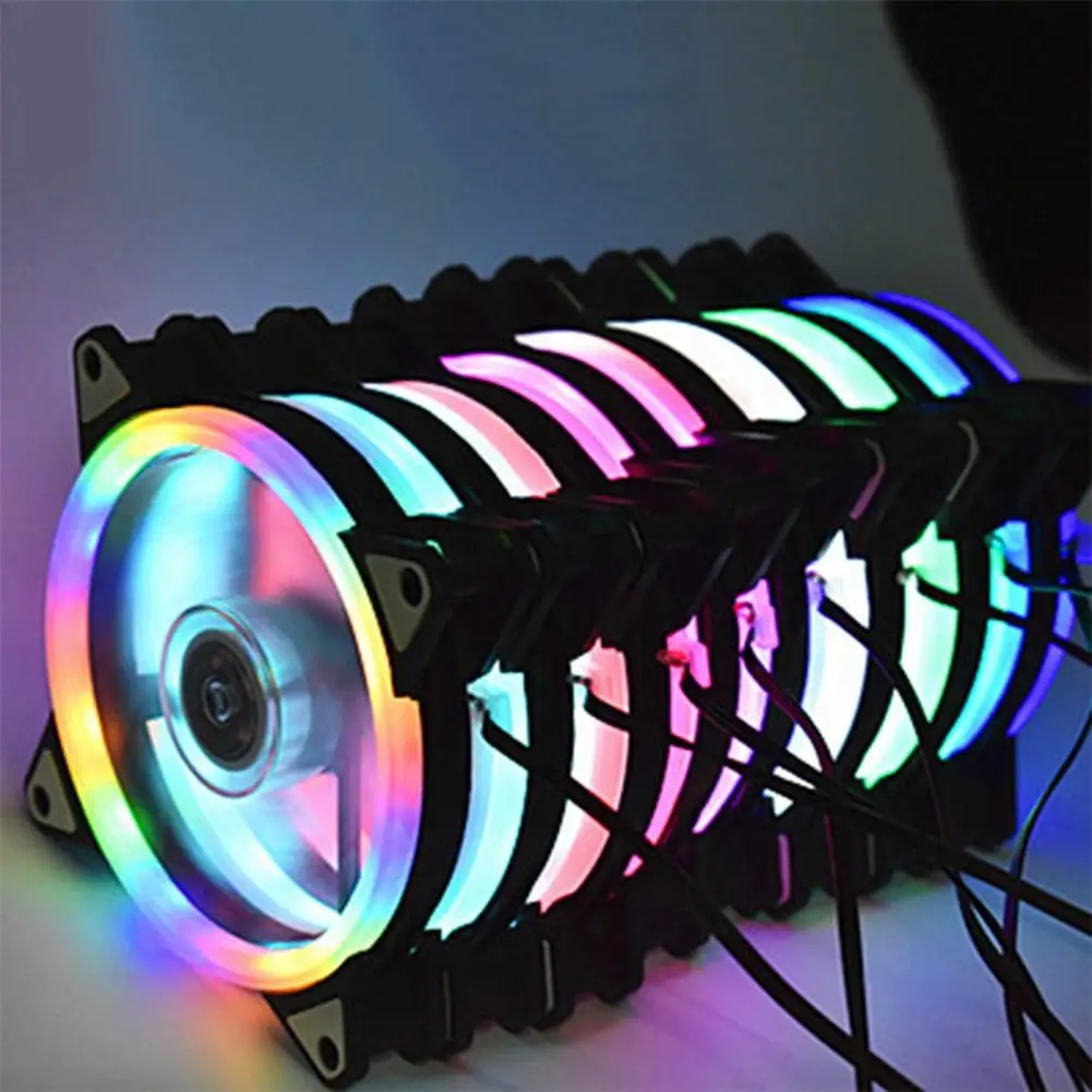 120mm RGB Fan Cooler 4PIN PC Computer Cooling Case Radiator