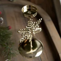 Christmas Golden Wrought Iron Candlestick Star Elk Christmas Tree Candle Holder Merry Christmas New Year Table Decoration 3
