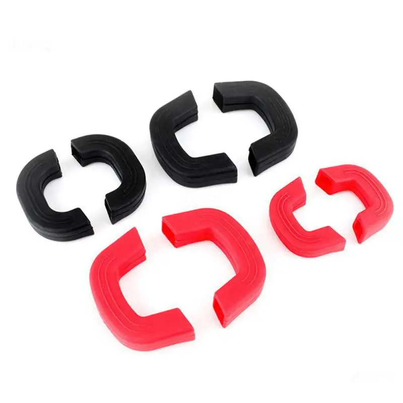 Silicone Anti-Scald Pot Handle Protectors Non-Slip Pot Clip Sleeves Heat Resistant Oven Gloves Kitchen Cookware Holders 1/2Pcs silicone oven mitts kitchen gloves silicone oven gloves