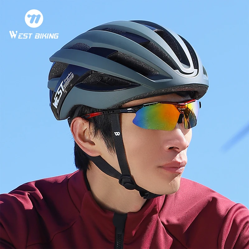 WEST BIKING Cycling Glasses UV400 Protection Lightweight Unisex Sunglasses Outdoor Sport Hiking Fishing Driving Colorful Goggles