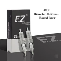EZ Revolution Cartridge Tattoo Needles #12 0.35mm Round Liner RC1201RL RC1203RL RC1205RL RC1207RL RC1209RL 11/14/18RL 20 pcs/lot 1