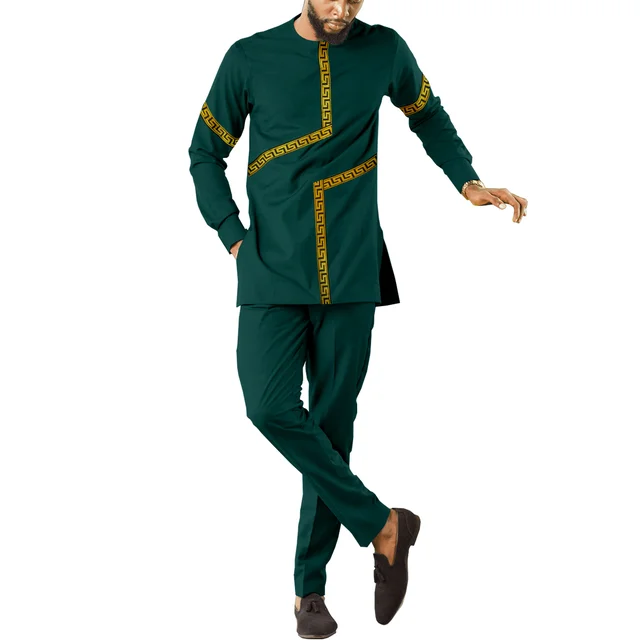 Chinedu Long Sleeve Dashiki Outfit - Image 2