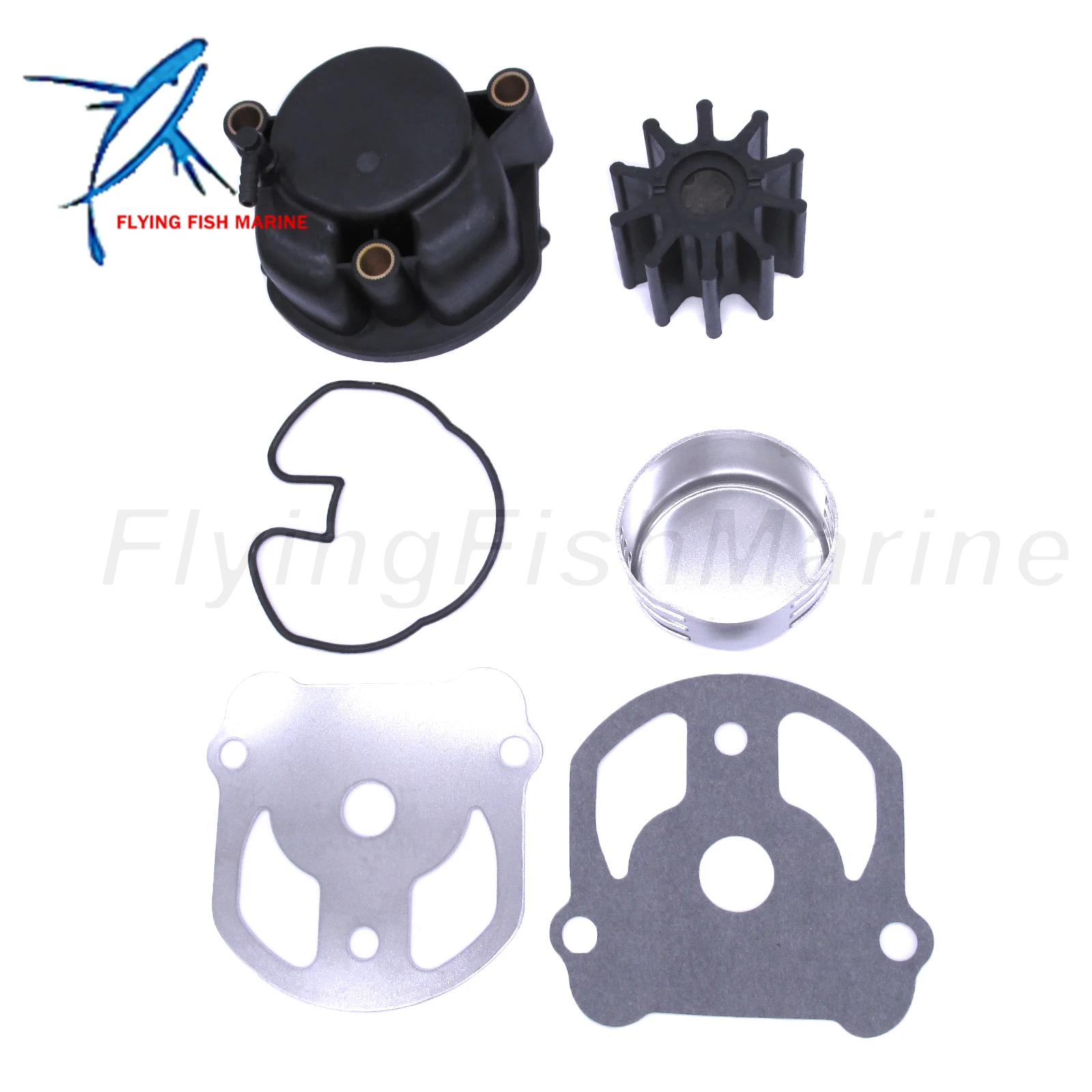 Johnson OMC Cobra 2.3L 2.5L Sterndrive 3.0L-7.5L 보트 엔진 워터 펌프 수리 키트 (984461 983895 984744 777128 18-3348) Best Top5