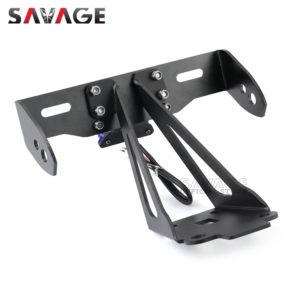 Fender Eliminator License Plate Holder For SUZUKI GSXS 1000 1000F GSX-S 750 950 Motorcycle Accessories LED Light Tail Tidy Mount