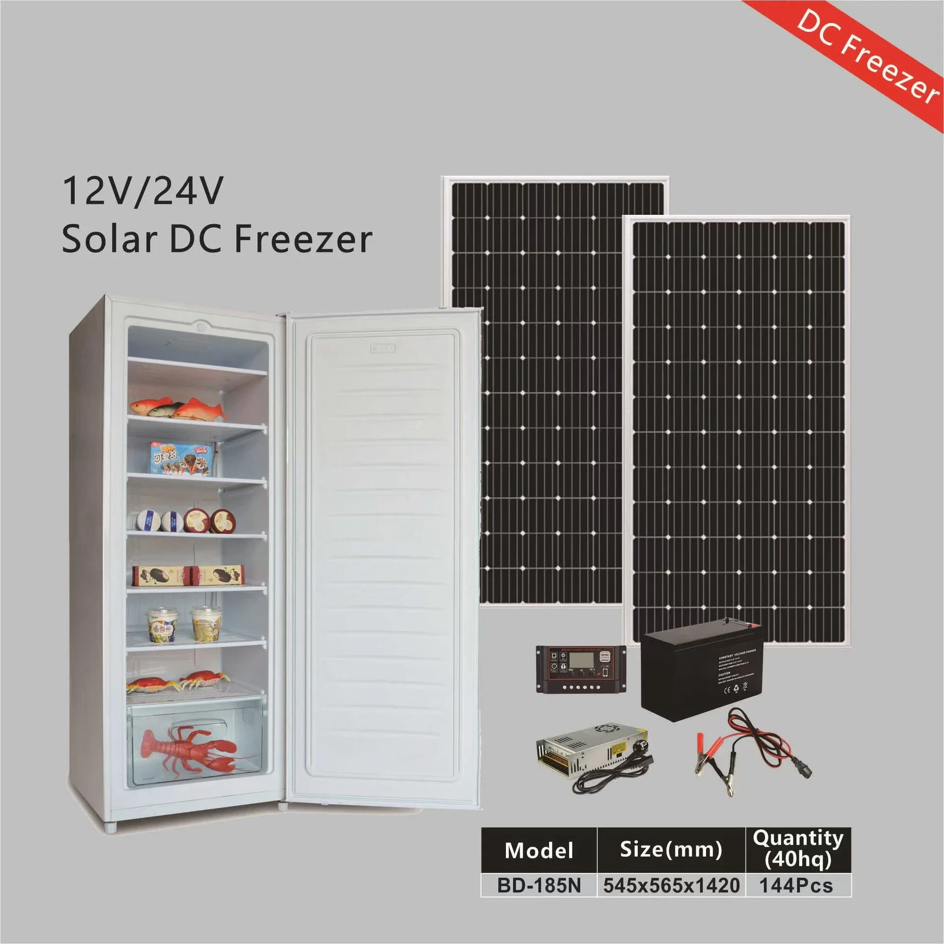 AL-M Solar Refrigerator Energy Storage DC fridge