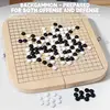 Go Game Set Chinese Weiqi Go Game Board Folding Table Go Chess Set Toy Go Game Wood Go Game Portable Board Game Chess Pieces Che 6