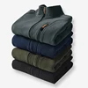 New Autumn Men Thick Warm Vest Winter Men Solid Stand Collar Polar Fleece Sleeveless Vest Jacket Outdoor Sports Waistcoat Male 1