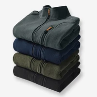 New Autumn Men Thick Warm Vest Winter Men Solid Stand Collar Polar Fleece Sleeveless Vest Jacket Outdoor Sports Waistcoat Male 1