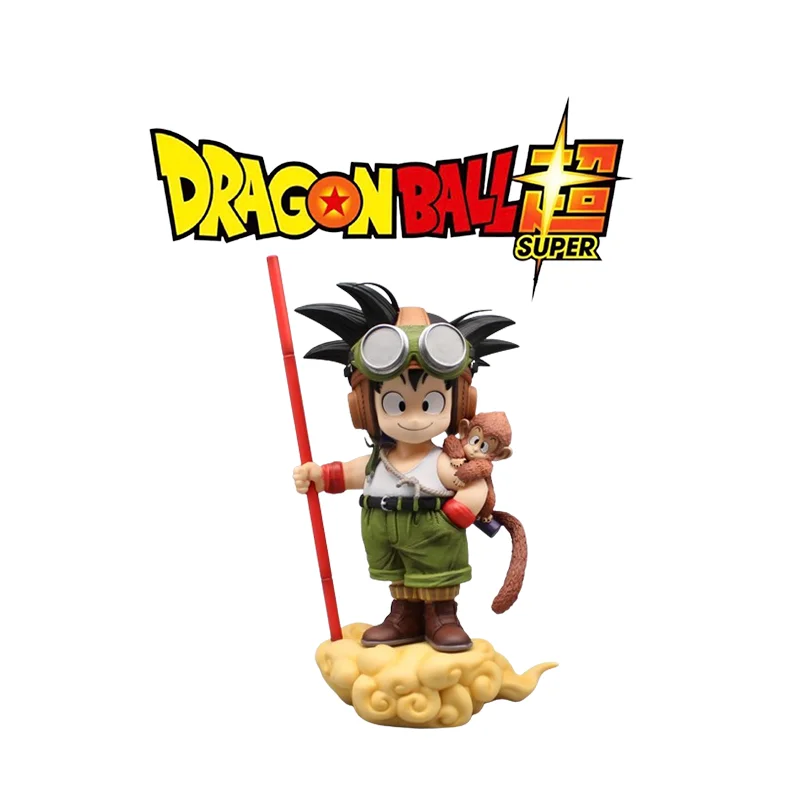 

25.5cm Anime Dragon Ball Son Goku Action Figure With Monkey Kid Goku Gk Statue Collection Pvc Model Toys Decoration Doll Gifts