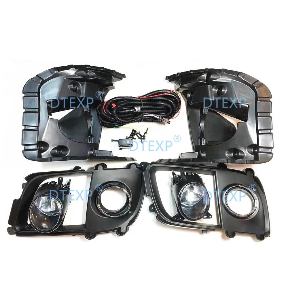 

1 Full Kit Fog Lamp Set for Evo 10 Fog Lamp Cover Fog Lamp Support and Silver Ring Cover for Evo X Not for Lancer