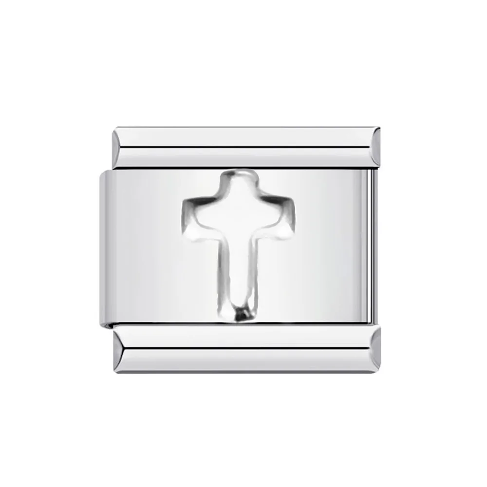 Silver 26-Letter A-Z Custom Charm Bracelet in Italian Stainless Steel