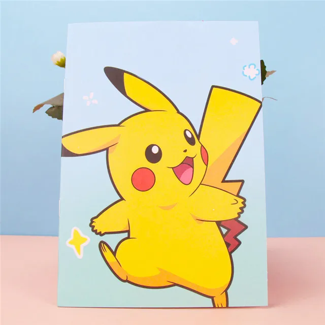 Pokemon A5 16 Pages Classeur Agenda Planner Notebook Diary Weekly Planner Goal Habit Pikachu Notebook School Stationery Officer venom toys Action & Toy Figures