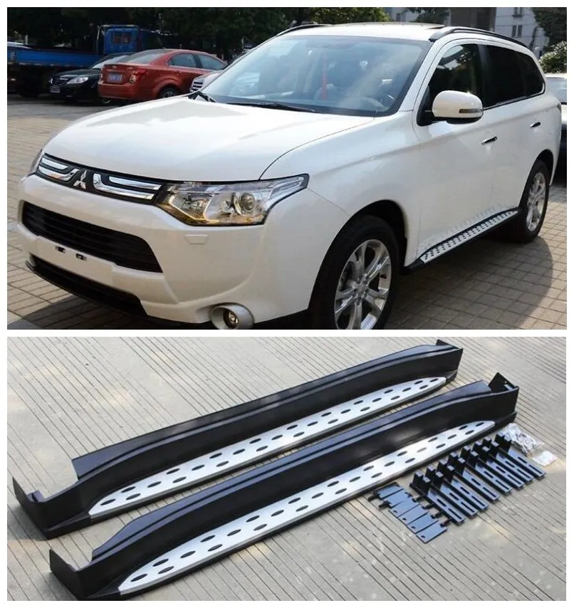 

Высококачественные подножки из алюминиевого сплава, боковые ступенчатые педали для Mitsubishi Outlander 2013-2020