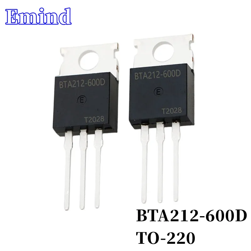 

10 шт. BTA212-600D BTA212 Тиристор TO-220 12A/600V DIP Triac большой чип