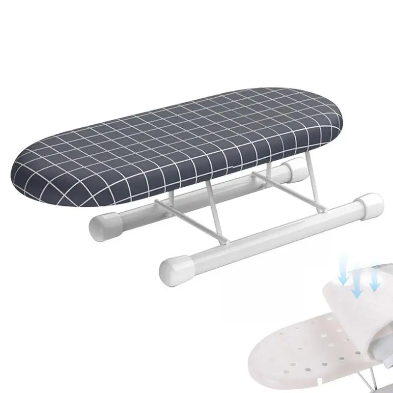 

Mini Ironing Board Space Saving Folding Legs Lightweight Design Portable Ironing Board Tabletop For Sewing Craft Room Household