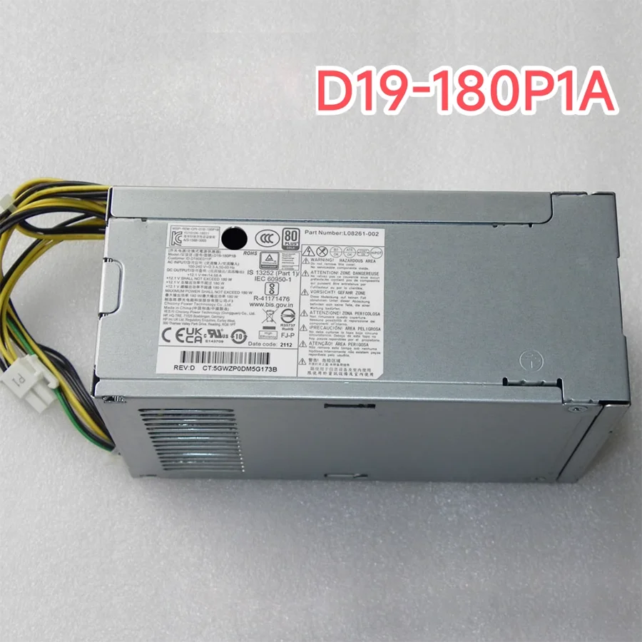 Adaptador de Alimentação para hp Pro D19180p1a L70042002 L08261-004 Pch023 Psu 480 600 800 880 g5 g6 g7 mt 180 Watt Original Novo