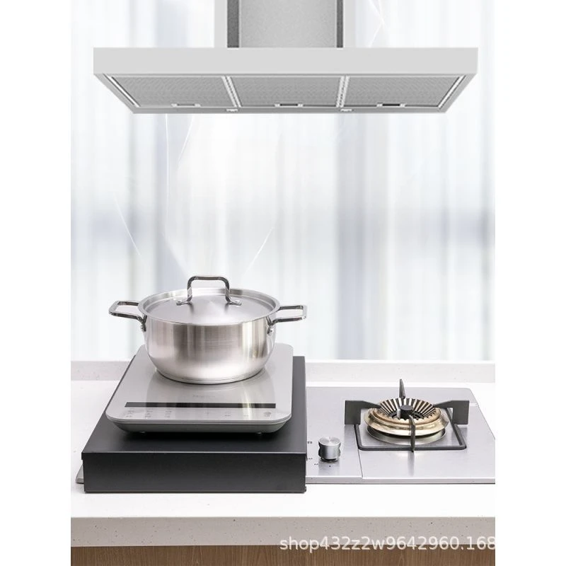 Stainless Steel Kitchen Storage Rack Gas Stove Cover Electromagnetic