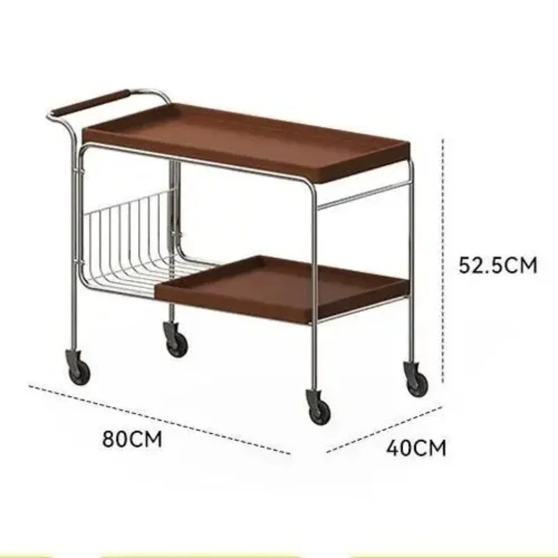 Utility Hotel Trolleys Mobile Wheel Spice Living Room Japanese Coffee Tables Drinks Bar Muebles De Cocina Kitchen Low Furniture