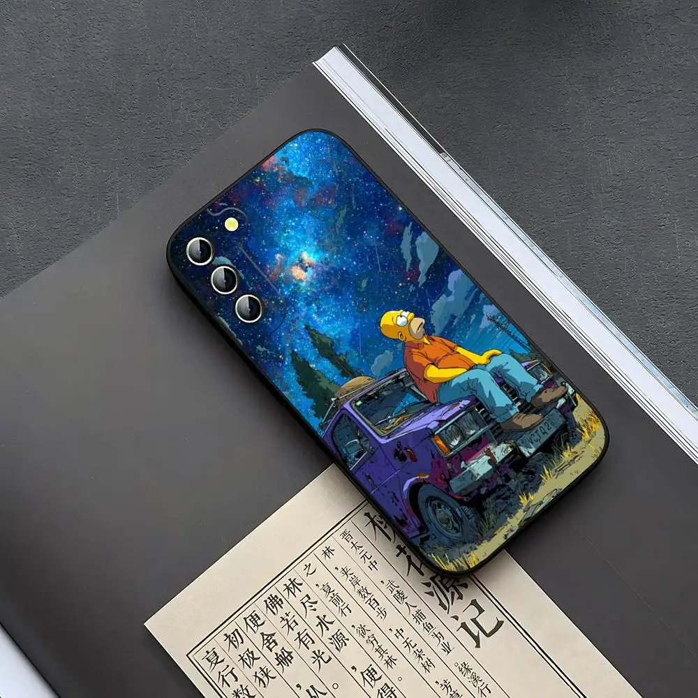 Cute Cartoon The Simpsons Phone Case