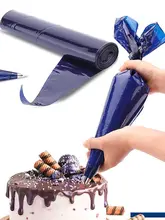  Disposable Pastry Bags Confectionery Equipment Pastry And Bakery Accessories Reposteria Cake Tool Extra Large Piping Bag In Roll 