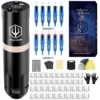 POSEIDON Tattoo Kit Wireless High Power Tattoo Pen Kit For Permanent Makeup Tattoo Machine Kit Hot High Quality Tattoo Gun Kit 1