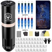 POSEIDON Tattoo Pen Set Rotary Wireless Tattoo Machine Kit Coreless Motor High Quality Tattoo Machines for Tattoo Artist 1
